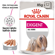 Görseli Galeri görüntüleyiciye yükleyin, Royal Canin Exigent Pouch Köpek Yaş Maması 85 Gr