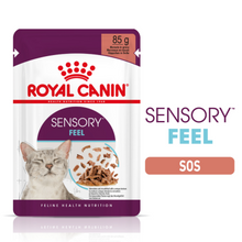 Görseli Galeri görüntüleyiciye yükleyin, Royal Canin Sensory Feel Gravy Pouch Kedi Yaş Maması 85 Gr