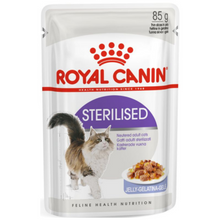 Görseli Galeri görüntüleyiciye yükleyin, Royal Canin Sterilised Jelly Pouch Kısırlaştırılmış Kedi Yaş Maması 85 Gr