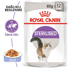 Görseli Galeri görüntüleyiciye yükleyin, Royal Canin Sterilised Jelly Pouch Kısırlaştırılmış Kedi Yaş Maması 85 Gr