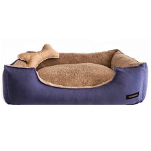 Görseli Galeri görüntüleyiciye yükleyin, INDIGO PELUŞLU PET YATAĞI (KEDİ VE KÖPEK)