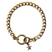 Görseli Galeri görüntüleyiciye yükleyin, NATZIONE PASLANMAZ ÇELİK ALTIN KAPLAMA UÇLU KEDİ KÖPEK ZİNCİR KOLYESİ