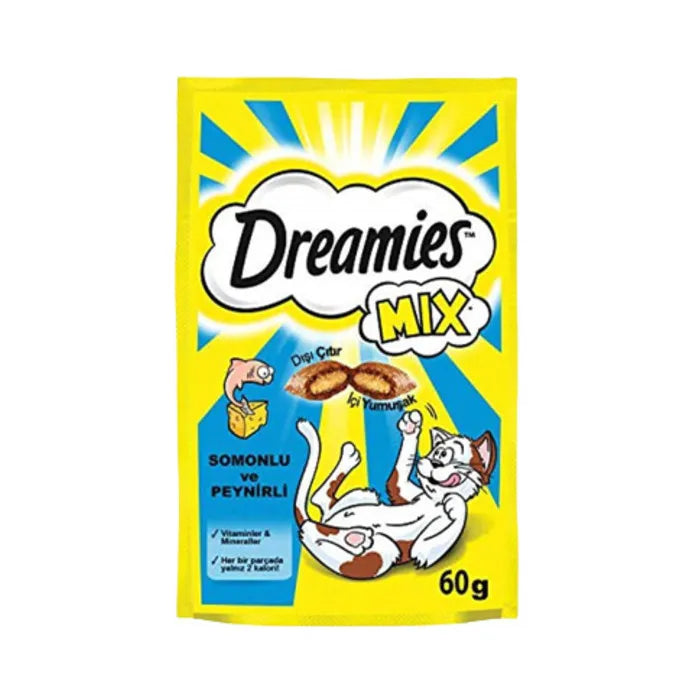 Dreamies Mix Kedi Maması Somon&Peynir (60gr)