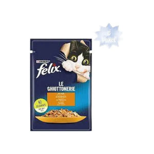 Felix Kuzu Etli Yetişkin Kedi Yaş Maması 85 Gr