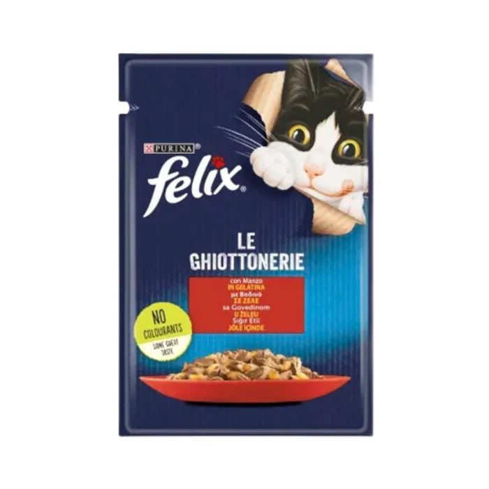 Felix Sığır Etli Kedi Maması 85 gr