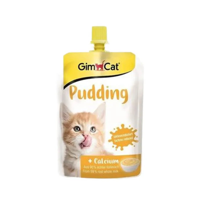 GimCat Sütlü Kalsiyum İlaveli Kedi Ödül Pudingi 150 gr