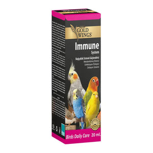 Gold Wings Immune System Kuşlar için Bağışıklık Sistemi Güçlendirici Sıvı Vitamin 20 ml