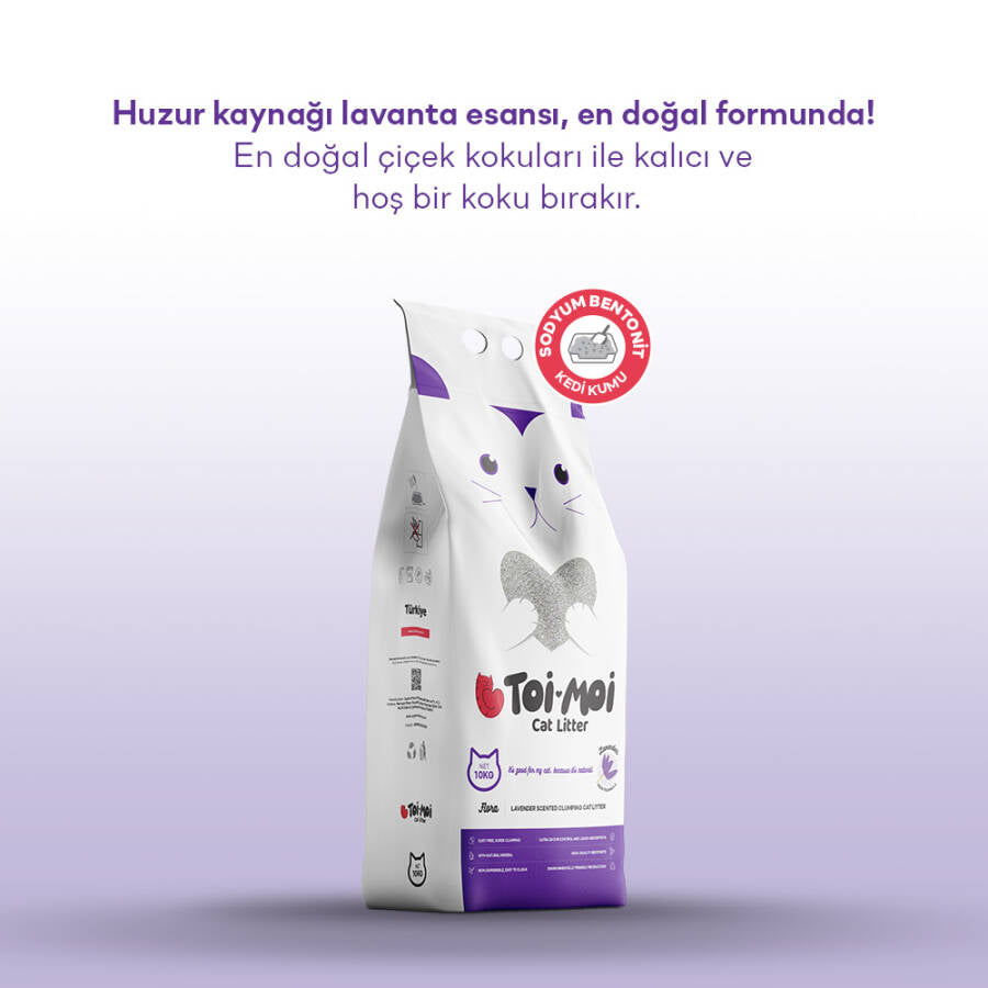 TOİ MOİ LAVANTA KOKULU 10 KG KEDİ KUMU