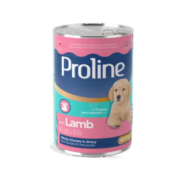 Proline Etli Sos İçinde Et Parçacıklı Konserve Yavru Köpek Maması 400 Gr