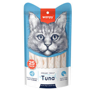 Wanpy Ton Balıklı 25*14 gr Krema Kedi Ödülü